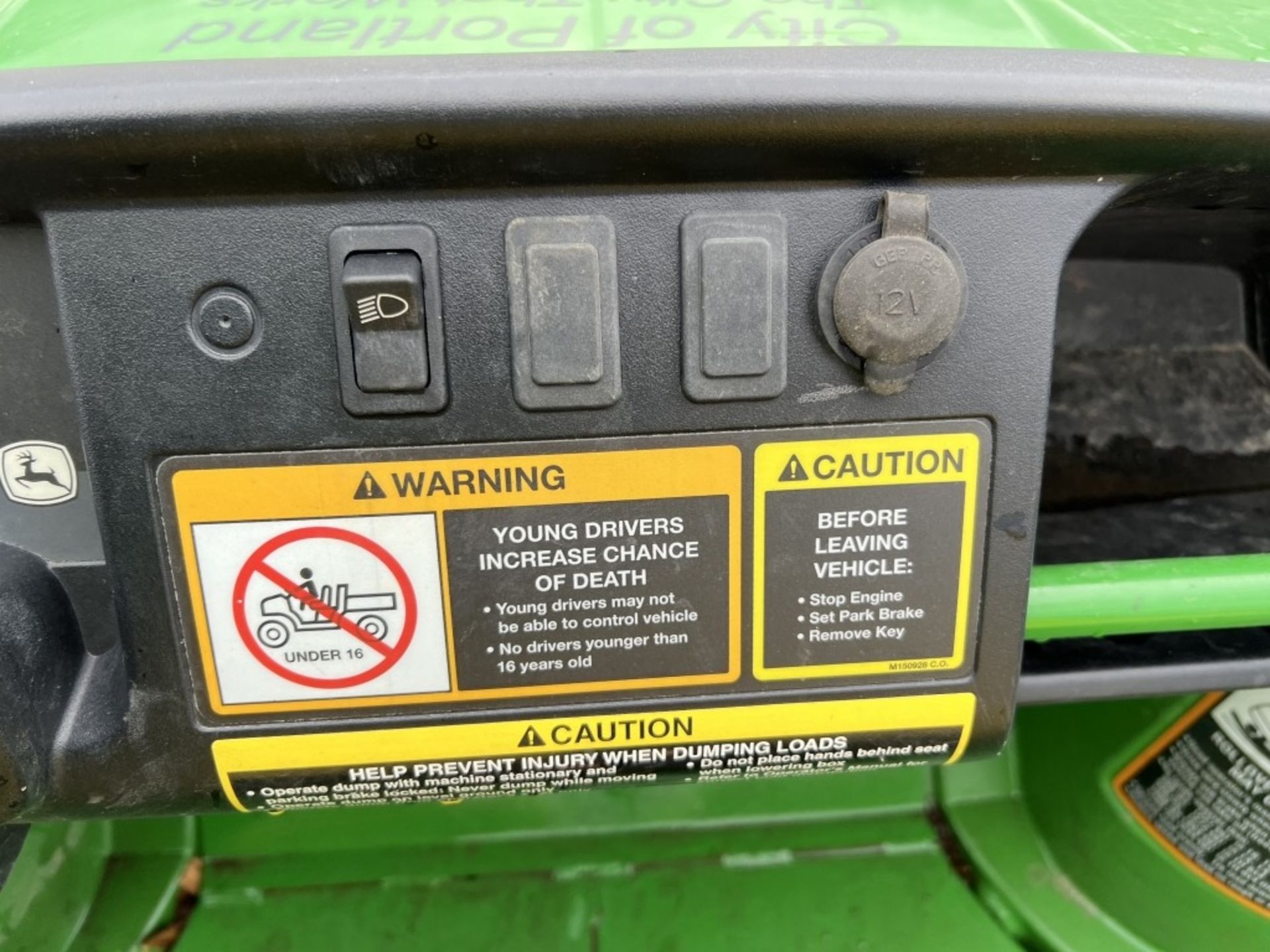 2015 John Deere Gator Utility Cart - Image 16 of 22