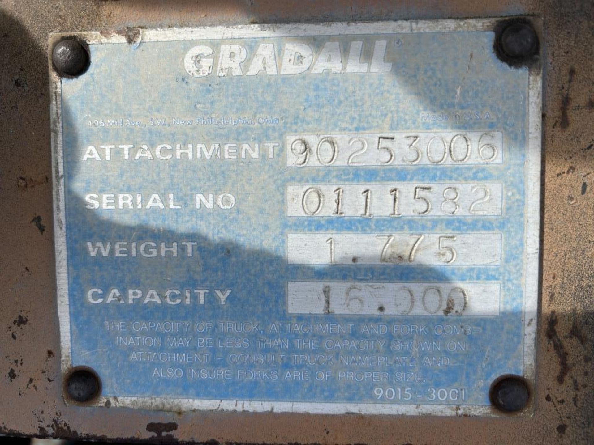 Gradall 552 Telescopic Forklift - Image 15 of 39