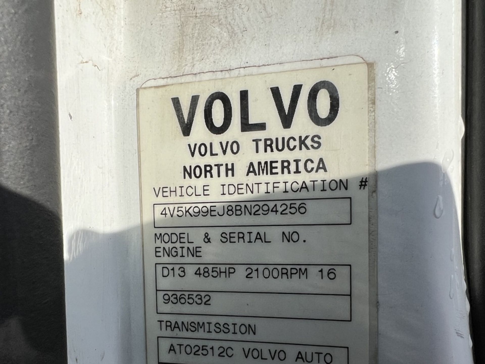 2011 Volvo Tri-Axle Dump Truck - Image 10 of 41