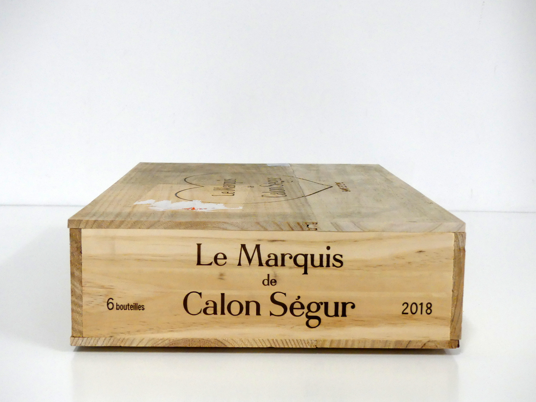 6 bts Le Marquis de Calon-Ségur 2018 owc St-Estèphe