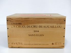 6 bts Ch. La Croix Ducru-Beaucaillou 2014 owc St-Julien