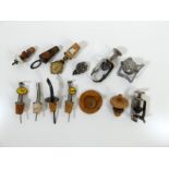 13 Assorted Bottle Stoppers and Pourers