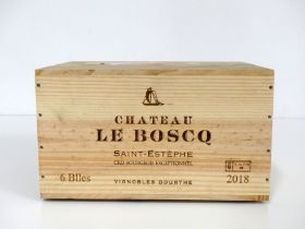 6 bts Ch. Le Boscq 2018 owc St-Estèphe, Cru Bourgeois