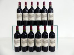 12 bts Carruades de Lafite 2004 Pauillac 2nd wine Ch. Lafite 11 hf, 1 hf/i.n, vsl stl