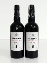 2 bts Sandeman 1975 Vintage Port i.n, vts