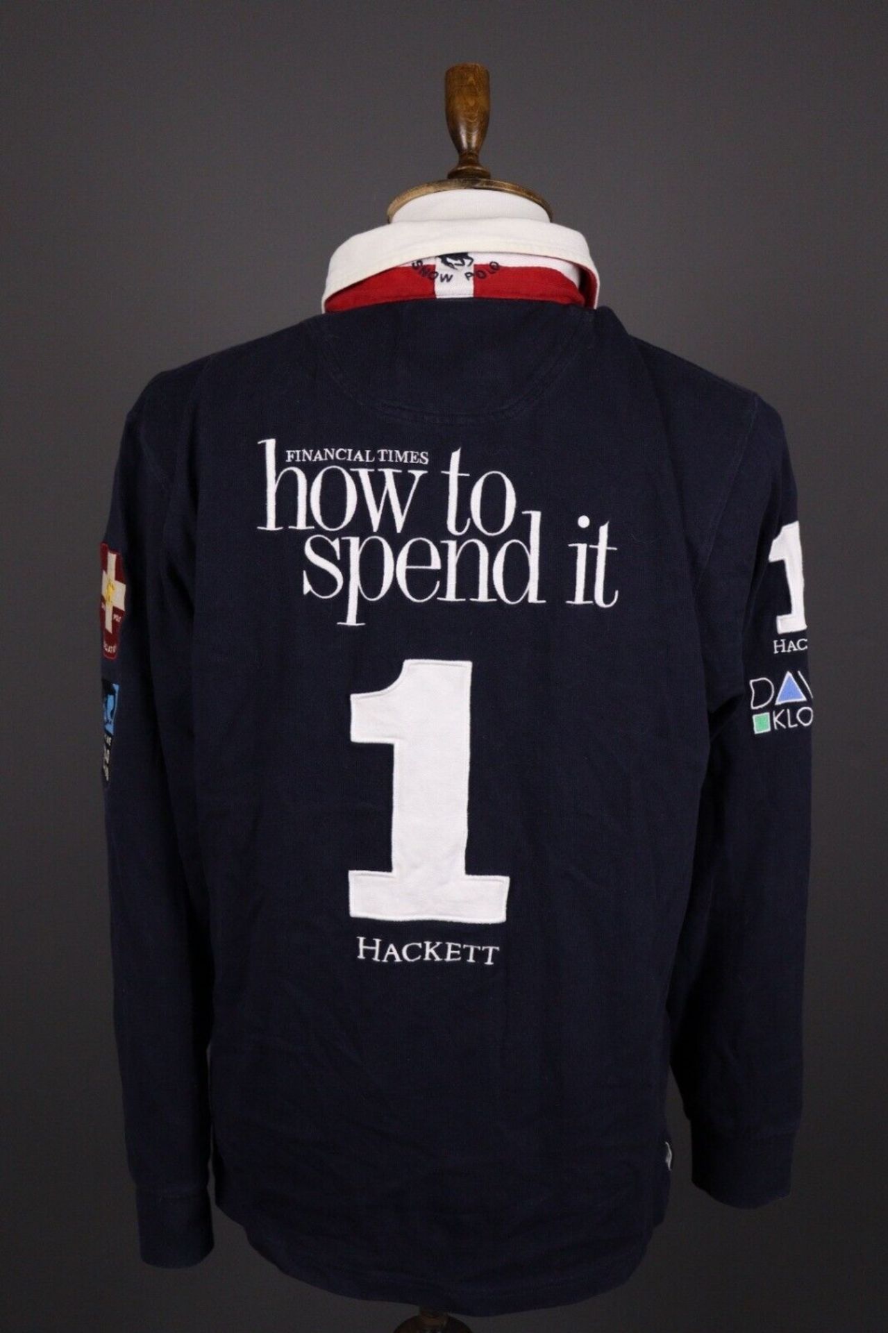 Hackett London Essential British Kit # 1 Rugby Jersey - Image 7 of 10