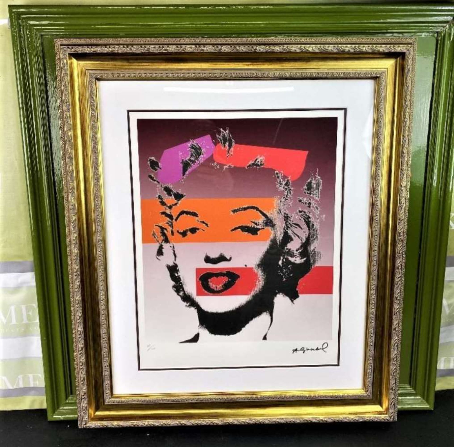 Andy Warhol (1928-1987) “Marilyn” Leo Castelli Gallery-New York Numbered Ltd Edition of 100 Lithogra - Image 7 of 7