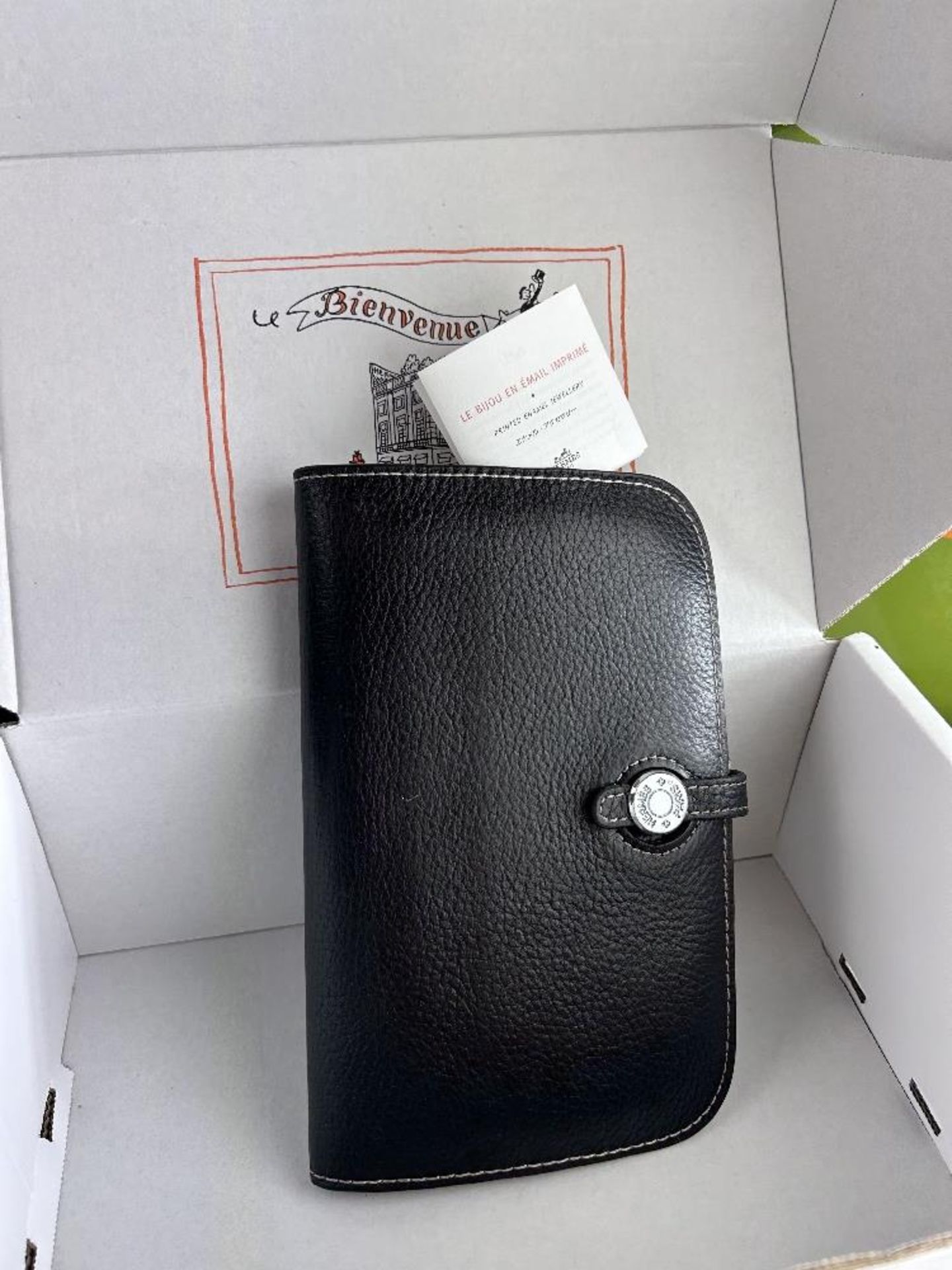 Hermes Paris Vintage Unisex Dogon Leather Phone/Wallet Case