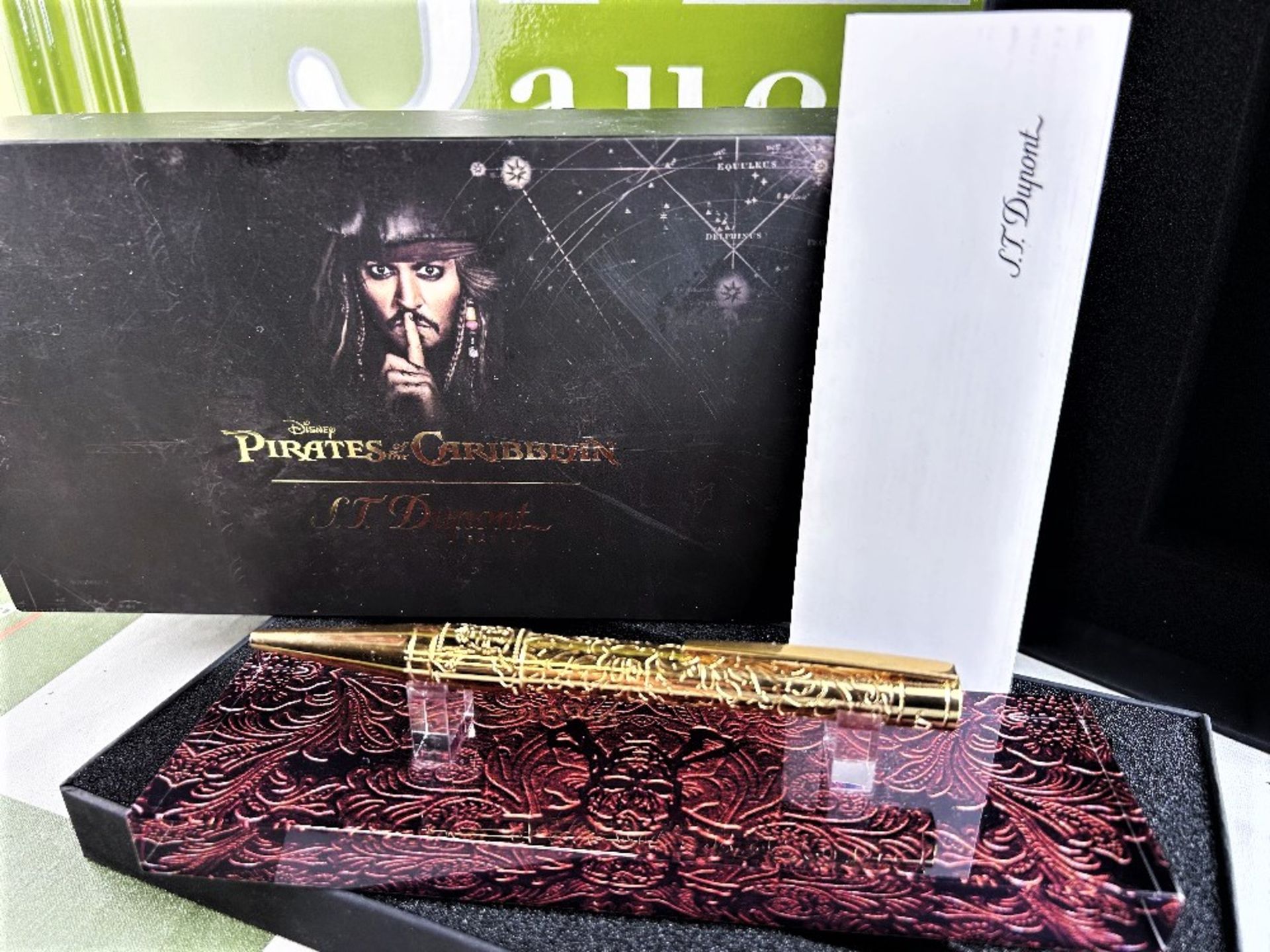 S.T. Dupont Pirates Of The Caribbean Ballpoint Gold Plated Pen - Image 5 of 7