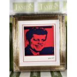 Andy Warhol (1928-1987) “Kennedy” Numbered #44/100 Lithograph, Ornate Framed.