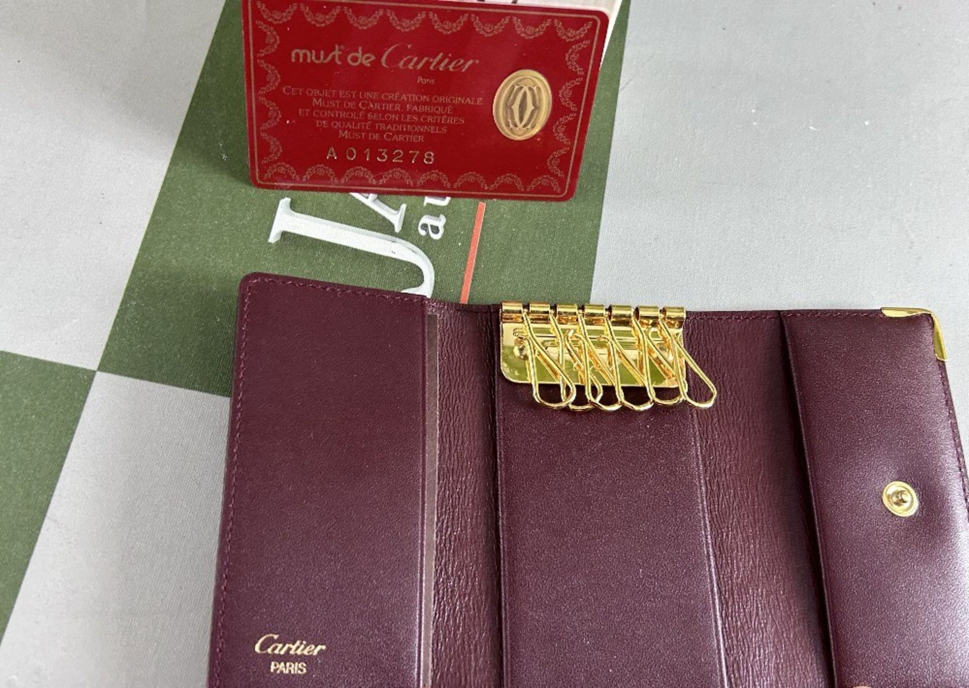 Cartier Parie-Must de Cartier Classic Key Holder - Image 4 of 6