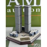Twin Towers Commemorative Model by Danbury Mint