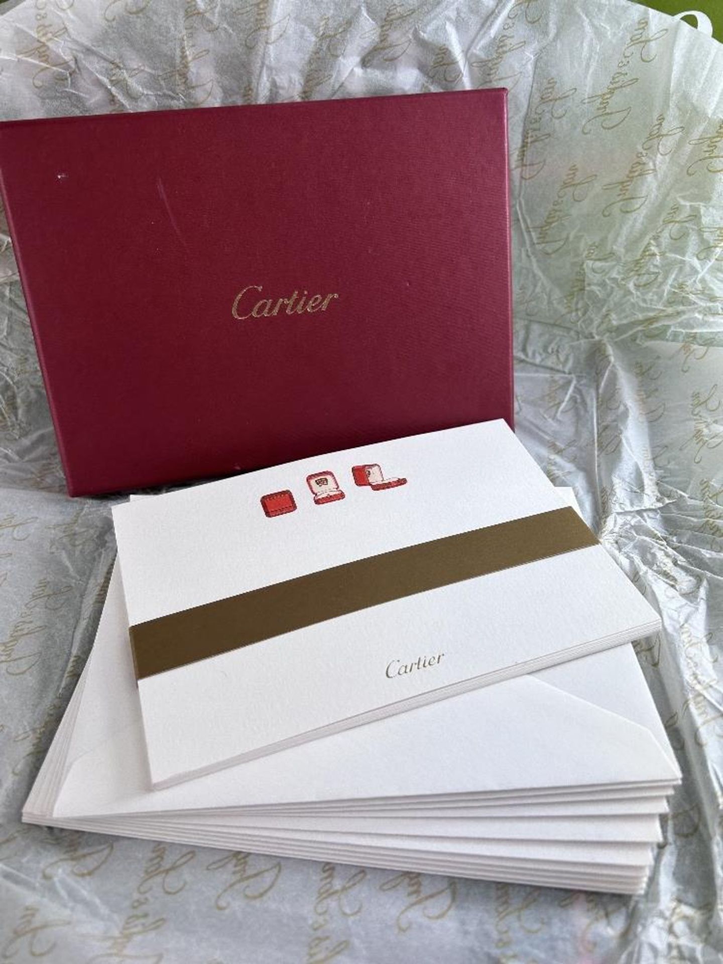 Cartier Paris Notelets/Thankyou Cards & Envelopes - Image 2 of 3