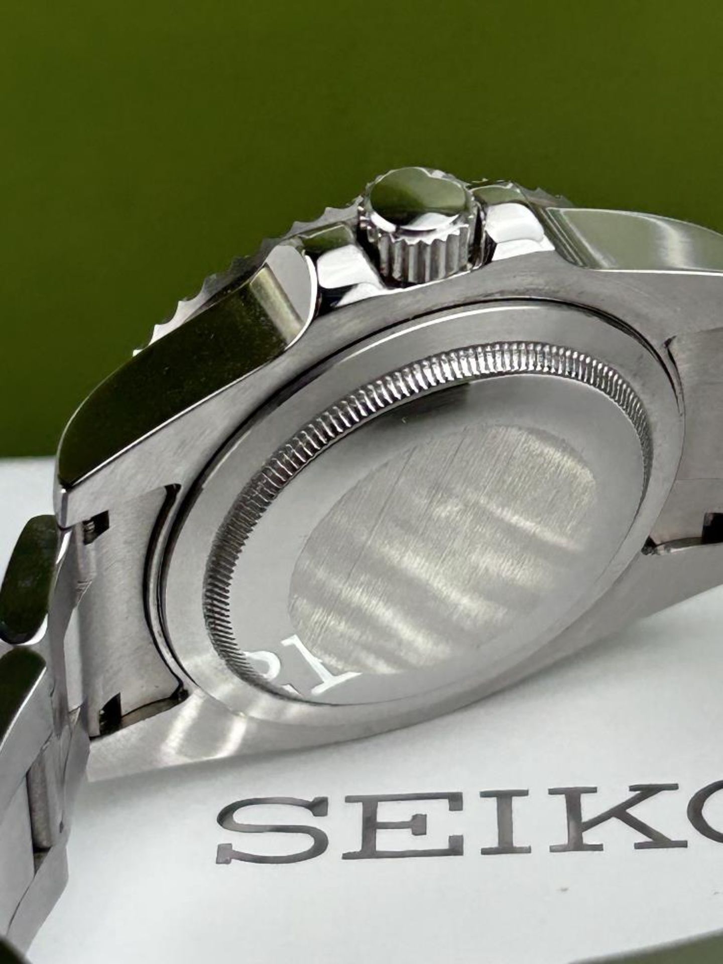 Seiko "Batman Homage GMT" 40mm NH35 Movement - Image 4 of 10