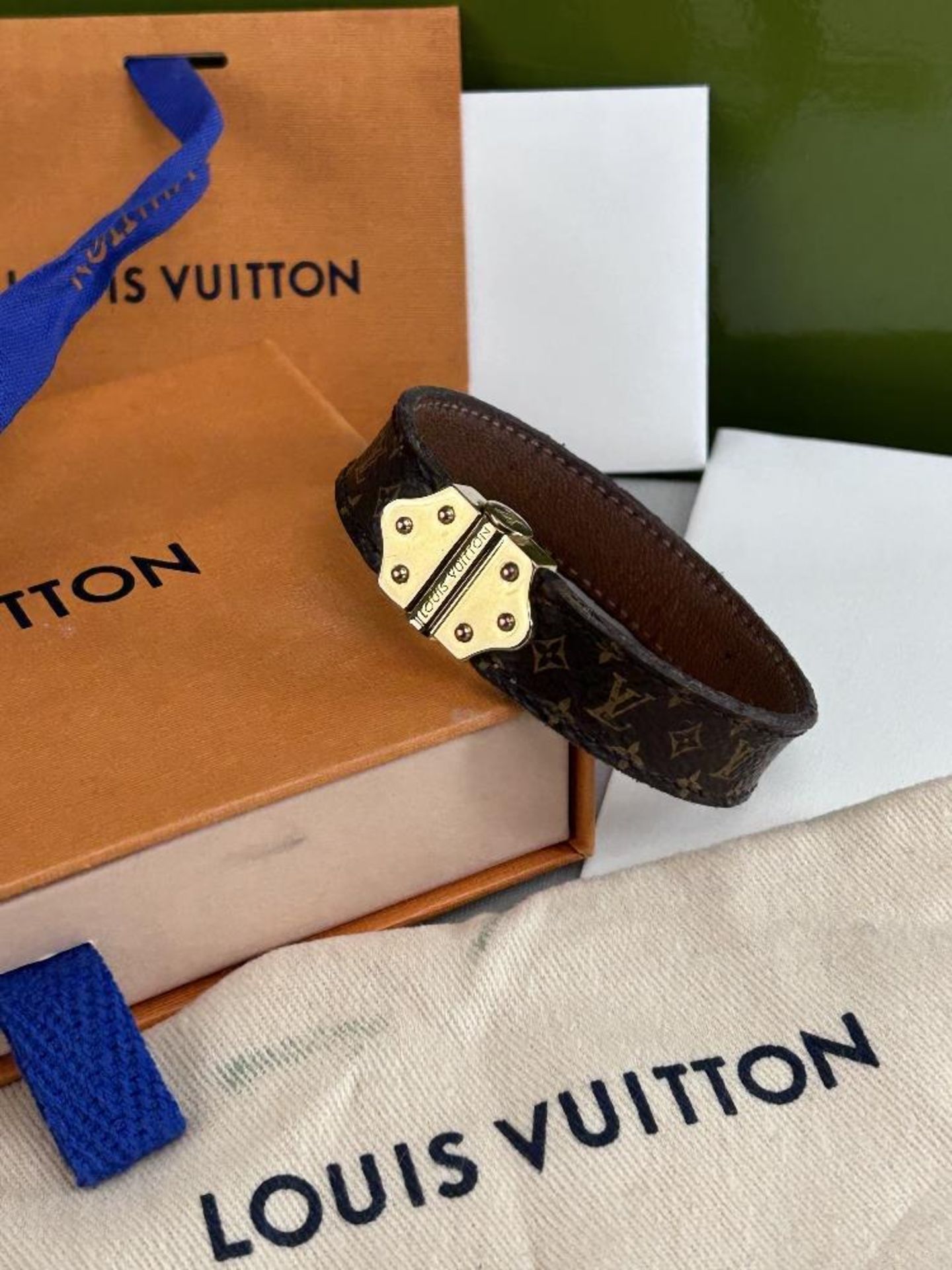 Louis Vuitton Paris Nano Monogram Bracelet - Image 4 of 6