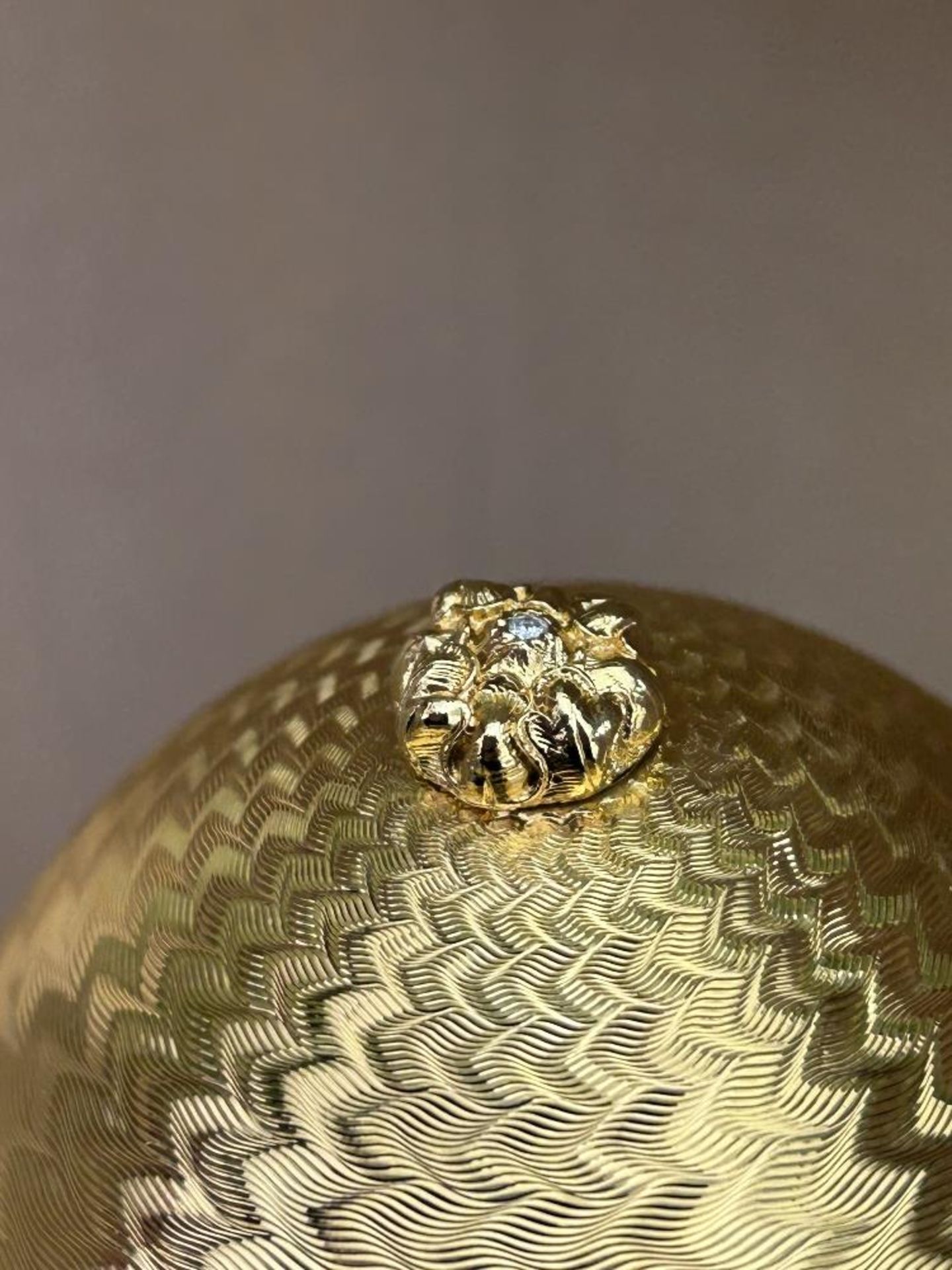 Faberge` 24 Carat Gold Diamond Egg, #12/50 Bletchley Park Edition.WW2 - Image 5 of 10
