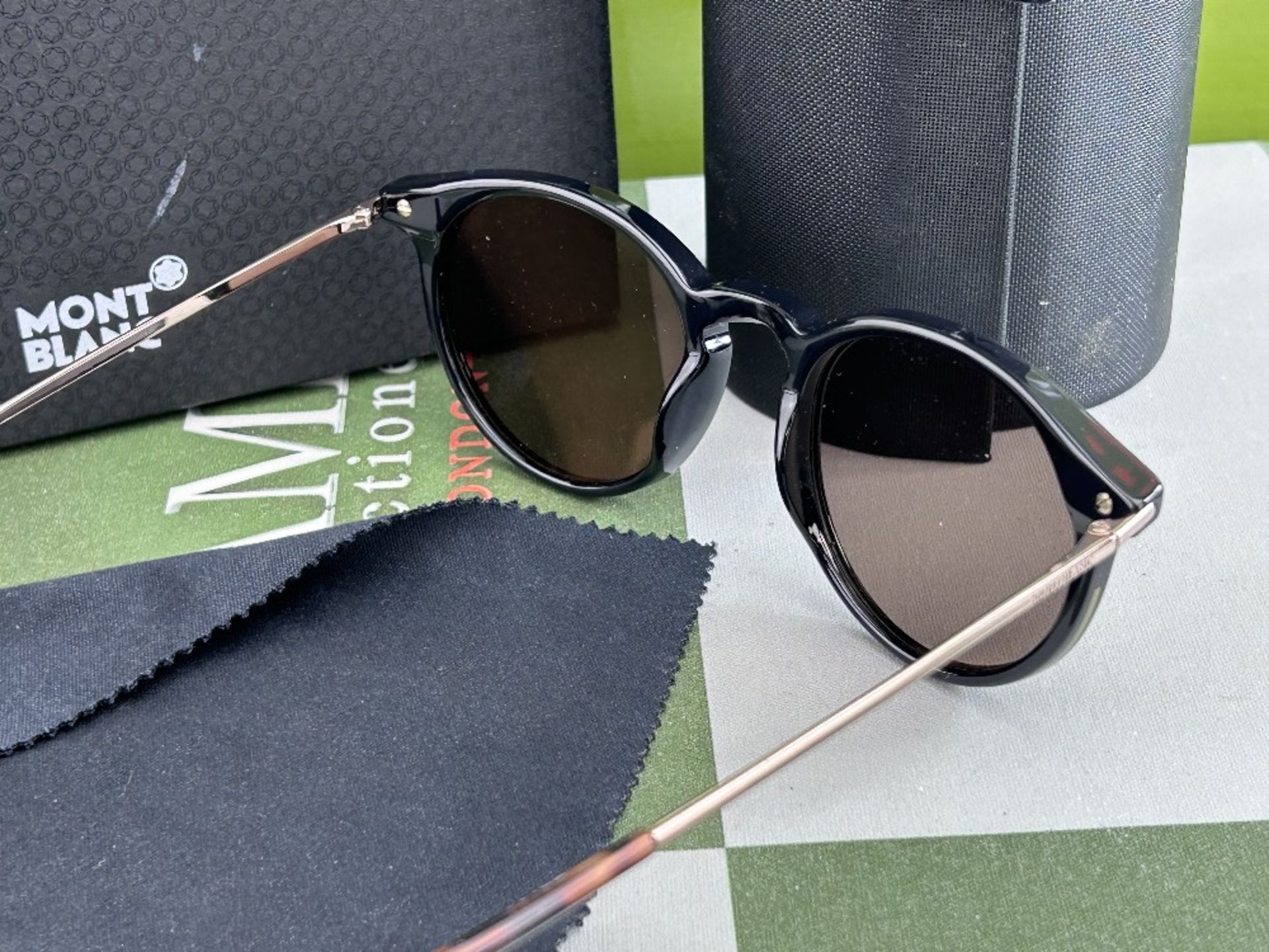 Montblanc Zeiss Rose Gold Sunglasses - Image 3 of 7