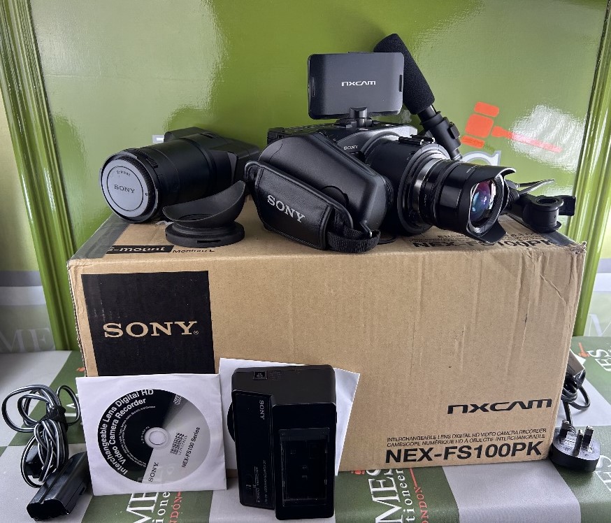 Professional Sony NEX-FS100 Camcorder Original Rrp £5695 - Image 10 of 14