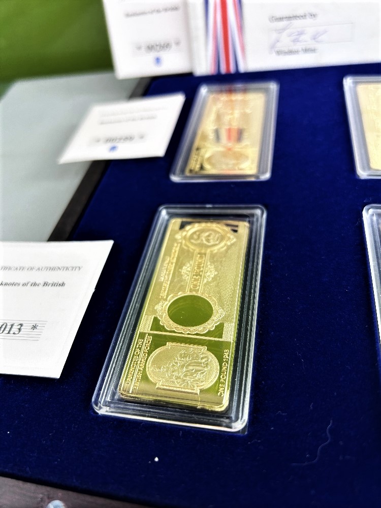 Banknotes Of The British Armed Forces Gold Ingot Set - Image 3 of 5