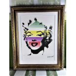 NOW SOLD DO NOT BID-Andy Warhol-(1928-1987) "Marilyn Monroe" Numbered Lithograph
