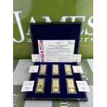 Banknotes Of The British Armed Forces Gold Ingot Set