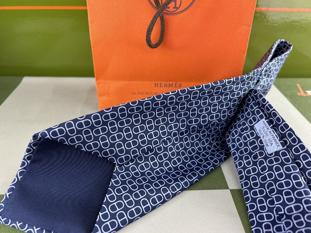 Hermes Paris Gent`s Tie - Image 4 of 6