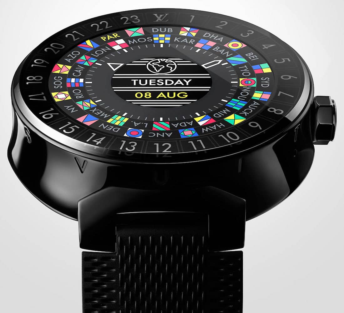 Louis Vuitton Paris Tambour SmartWatch QA 004Z Edition.