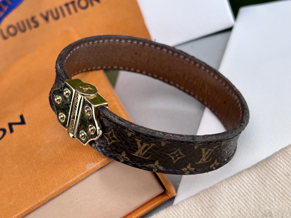 Louis Vuitton Paris Nano Monogram Bracelet - Image 2 of 6