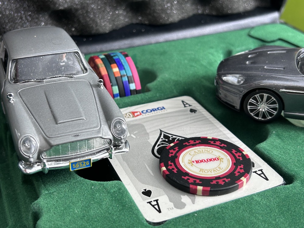 James Bond 007 Casino Royale Aston Martin DB5 & DBS Set In Case - Image 5 of 5
