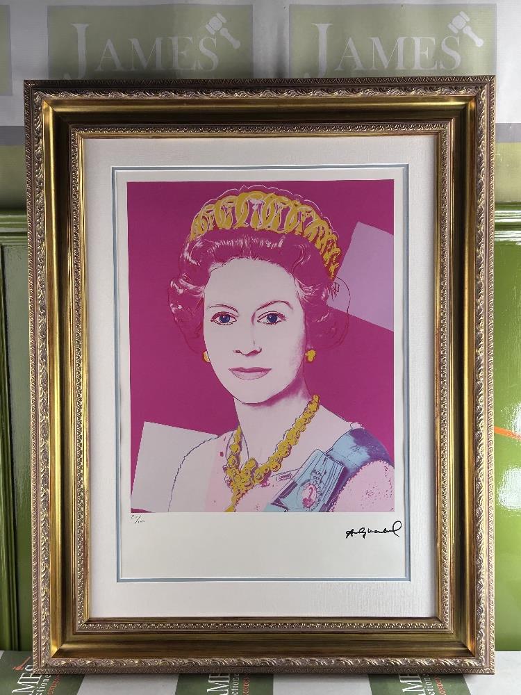 Andy Warhol-(1928-1987) "Elizabeth" Numbered Lithograph - Image 5 of 5