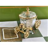 Franklin Mint Gold Plated Cinderellas Magic Coach