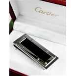 Cartier Paris "Must De Cartier Santos" Money Clip