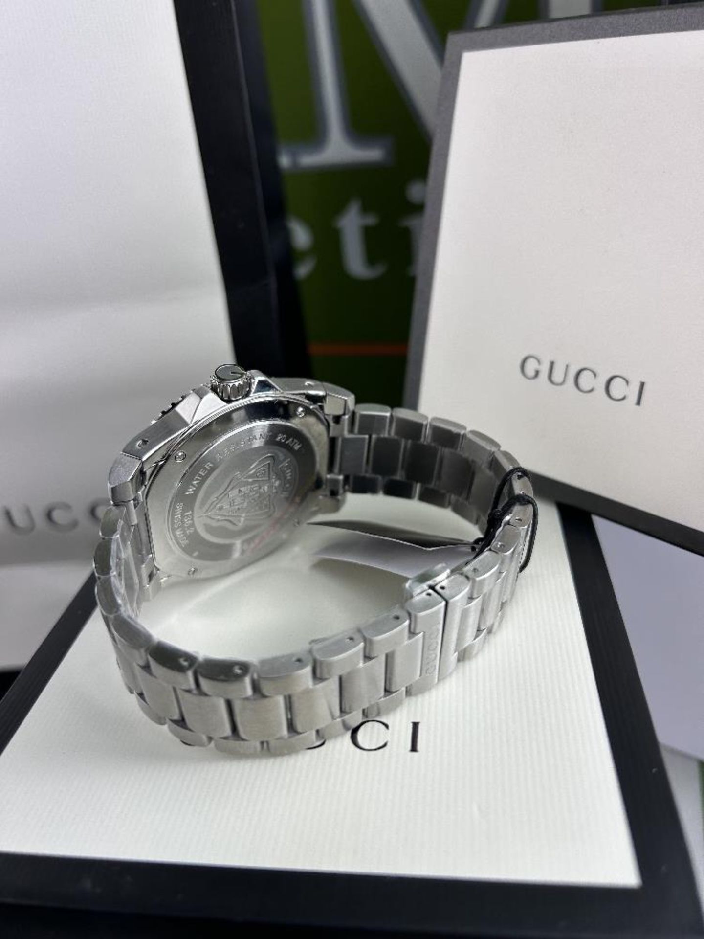 Gucci Dive Stainless Steel Blue Dial Quartz Watch 45mm - Image 4 of 8