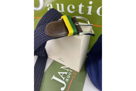 Rolex Official Merchandise Leather & Fabric Belt-New Example - Image 3 of 6