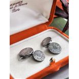 Hermes Paris Classic Bijouterie Fantaisie Cufflinks