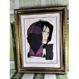 Andy Warhol-(1928-1987) "Jagger" Numbered Lithograph