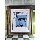 Andy Warhol-(1928-1987) "Dennis Hopper" Numbered Lithograph