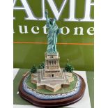 "Statue Of Liberty" Detailed Hand Made 2001 Statue By Danbury Mint.