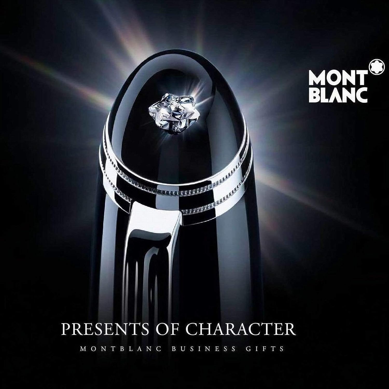 Montblanc Black Meisterstuck Diamond Classique Rollerball - Image 5 of 7