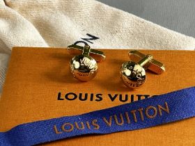 Louis Vuitton Paris Cufflinks Bouton de Manchette