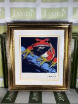 Andy Warhol (1928-1987) “Frog” Numbered Lithograph