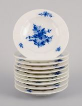 Royal Copenhagen, Blue Flower Angular, Ten Caviar Bowls.