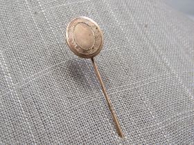 Victorian 10kt G.F. Stick Pin, 2.5", 1800's