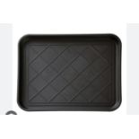 RRP £24.99 X1 pack of 2 black Car boot tidy trays