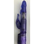 RRP £19.99 Rabbit vibrator by Love at first Buzz rotating beads and clitoral stimulating rabbit ears