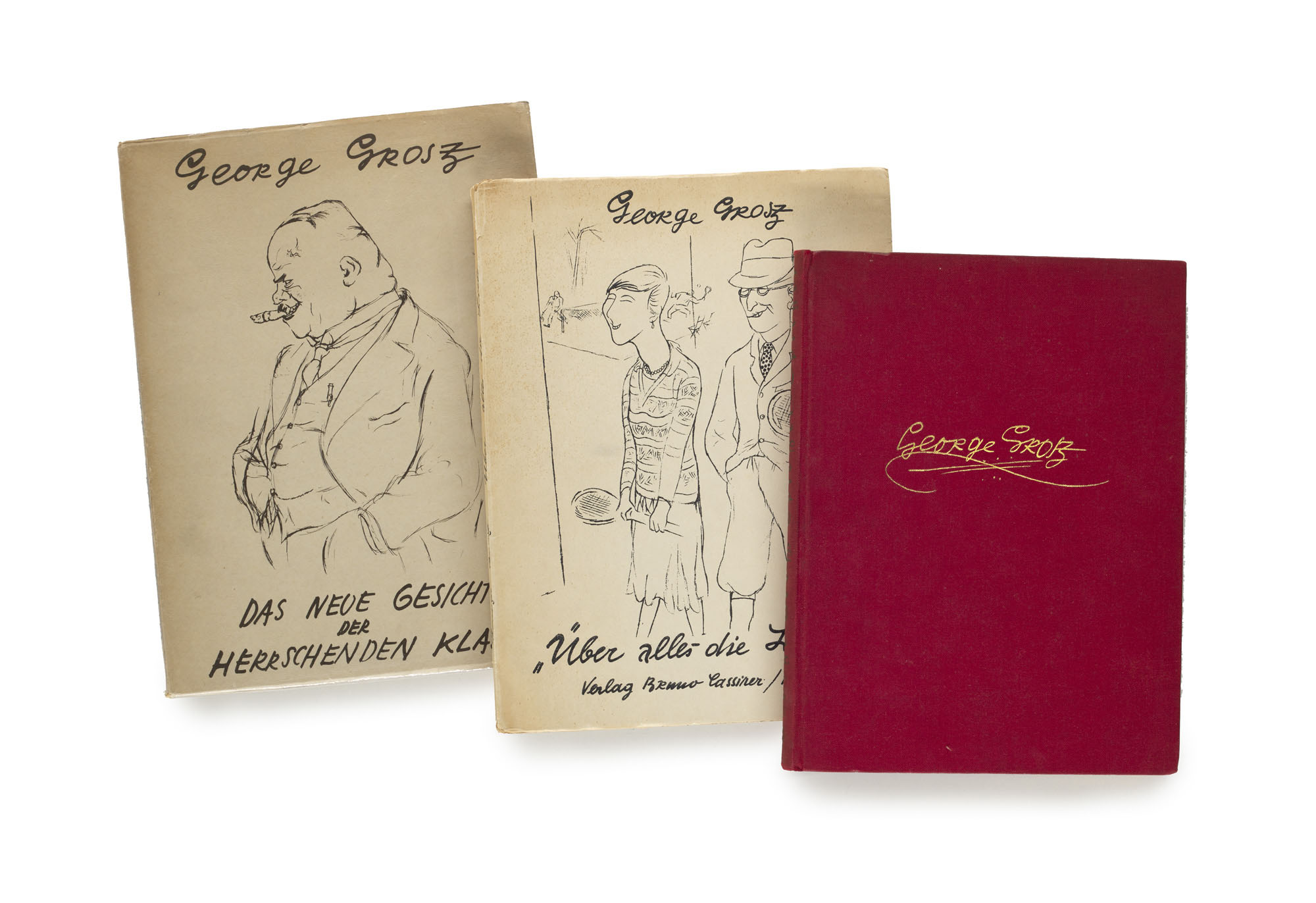 George Grosz. Sammlung von 4 Werken