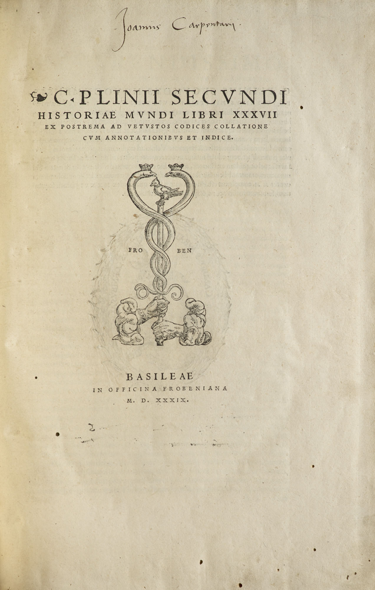 Plinius Secundus. C. Plinii Secundi - Image 2 of 3