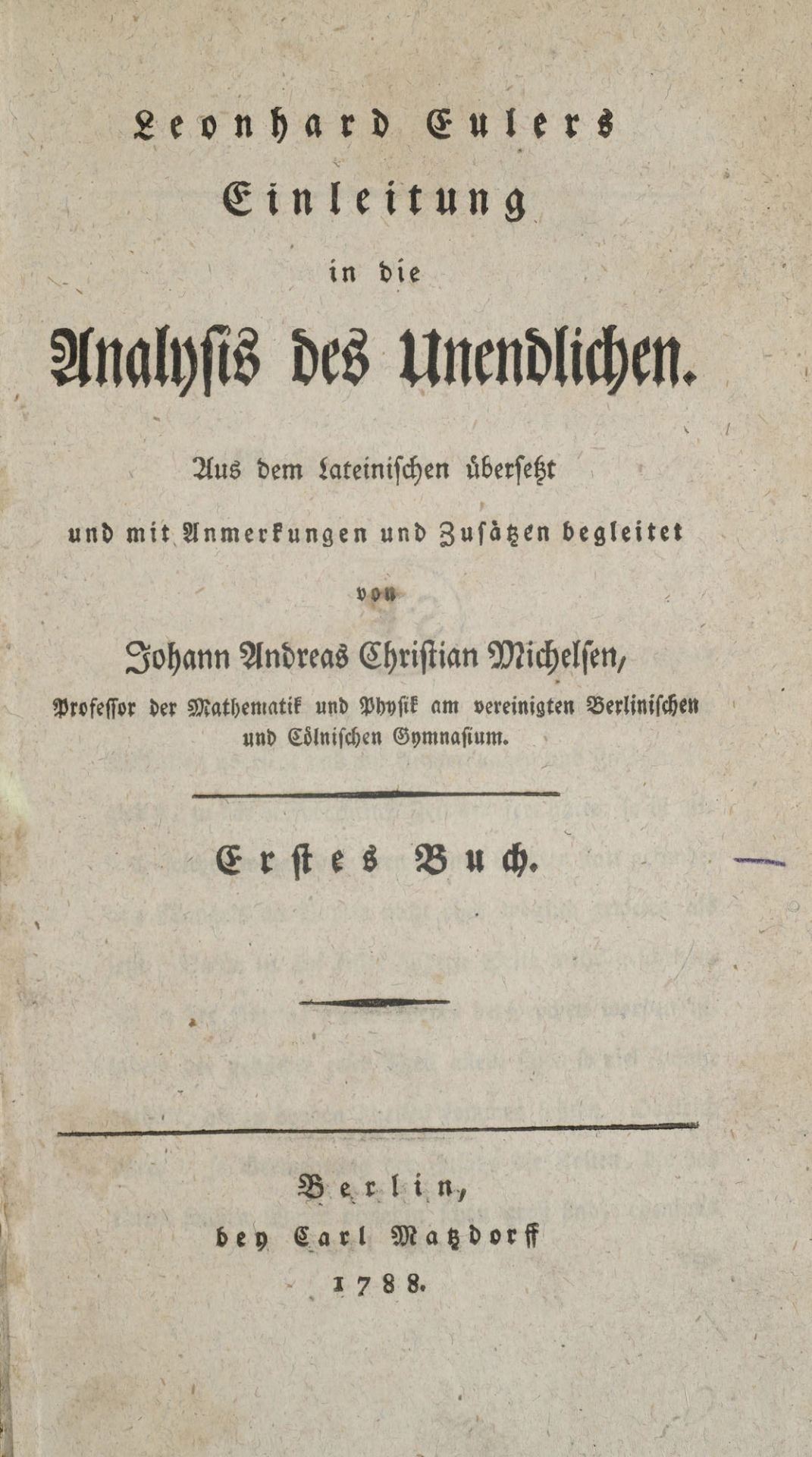 Mathematik - - Leonhard Euler. - Bild 2 aus 2