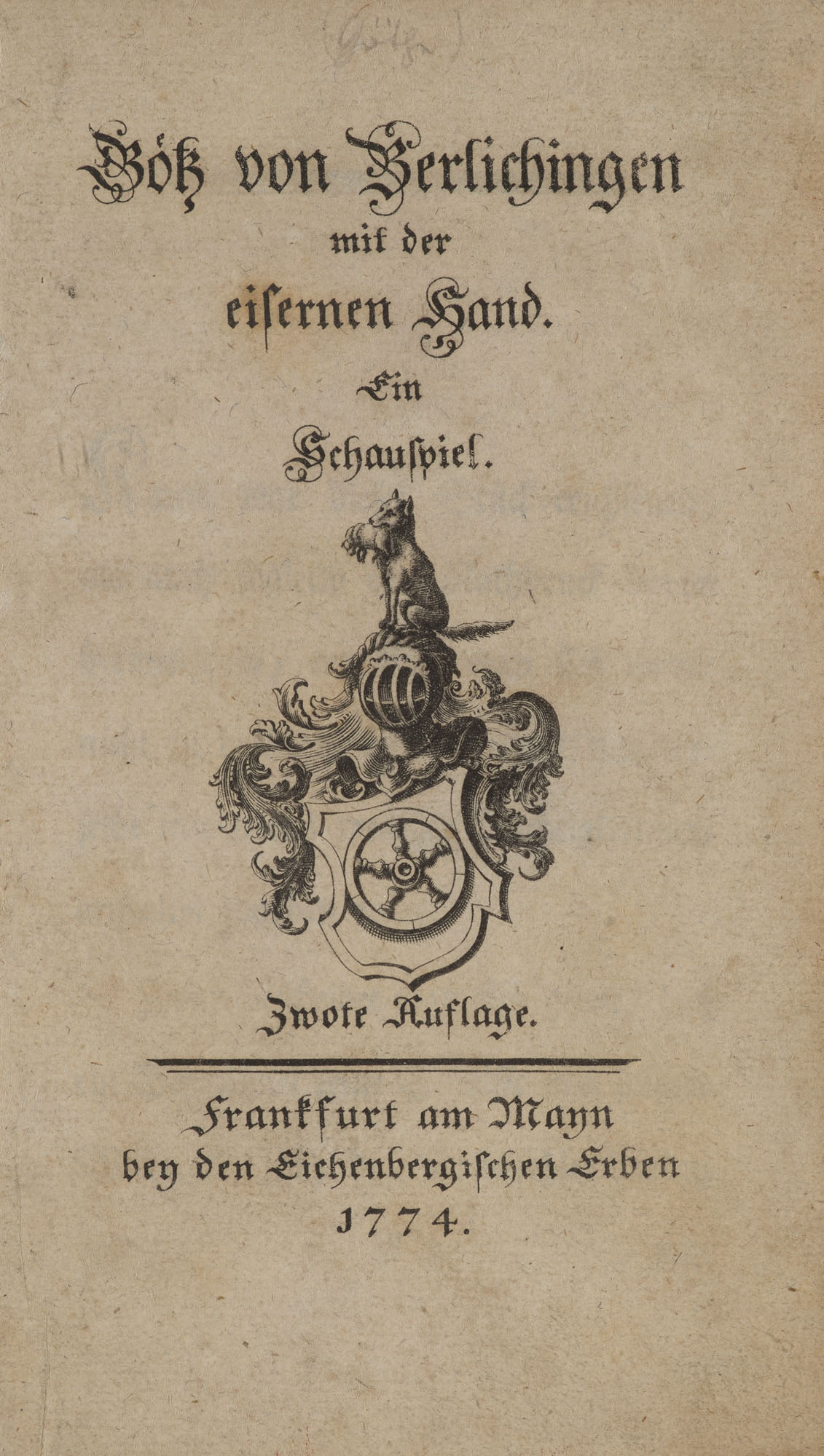 Johann Wolfgang von Goethe. Götz von