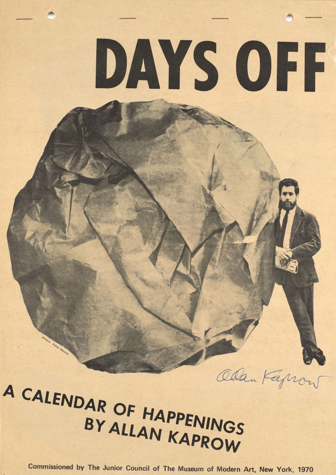 Fluxus - - Allan Kaprow. Days Off. A